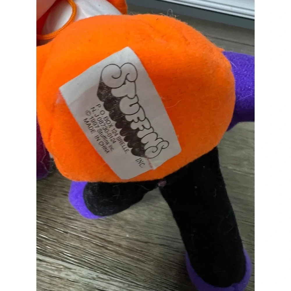 Vintage 1996 Stuffins‎ Skeleton Plush Halloween Decoration